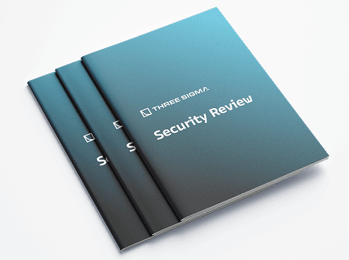 3 folders with reports from threesigma