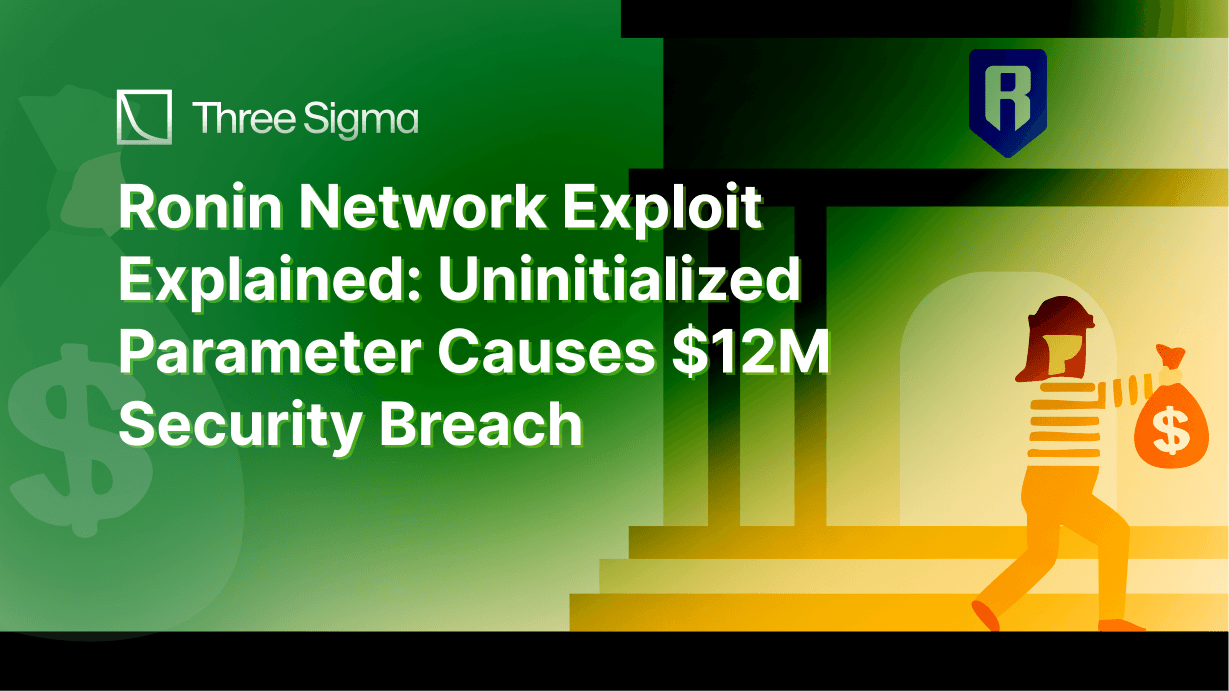 Ronin Network Attack: $12M Loss - Three Sigma
